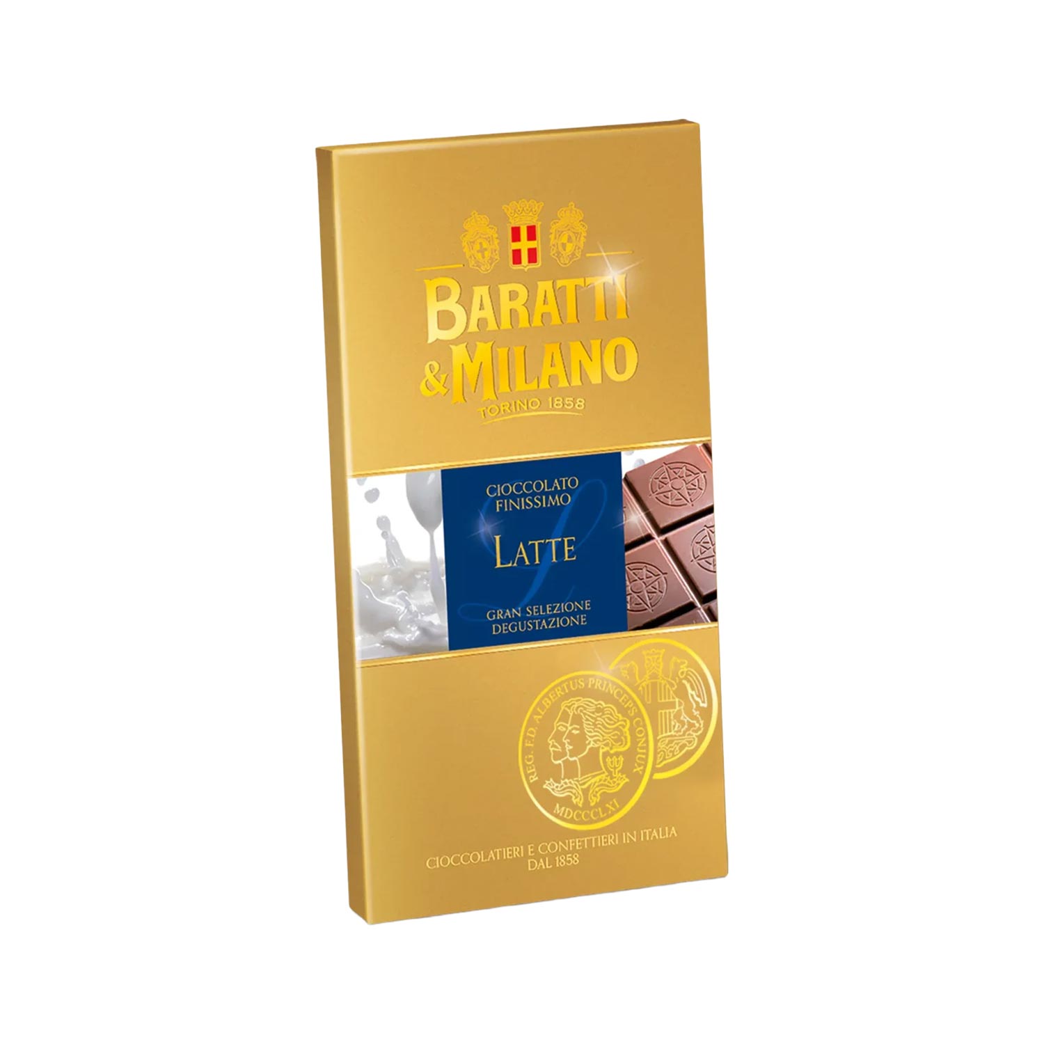 Baratti Latte – Feinste Milchschokoladetafel, 75 g