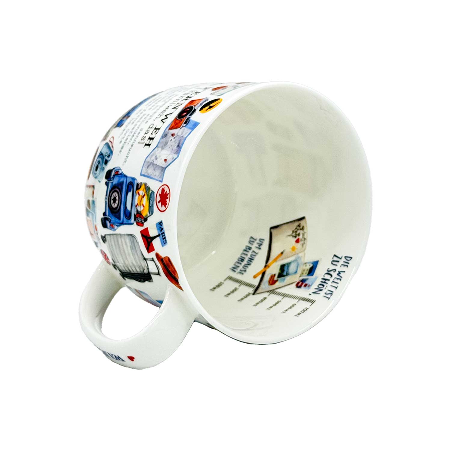 Jumbo-Teetasse „Fernweh“ – Für Weltenbummler mit Geschmack Jumbo-Teetasse „Fernweh“ – Für Weltenbummler mit Geschmack
