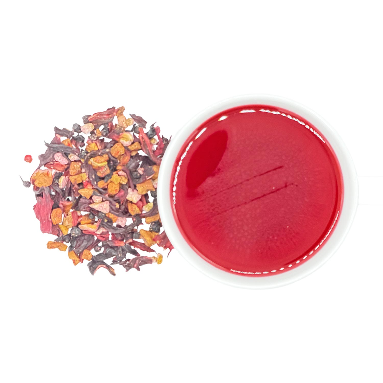 Aromatisierter Früchtetee mit Heidelbeer - Waldbeerengeschmack