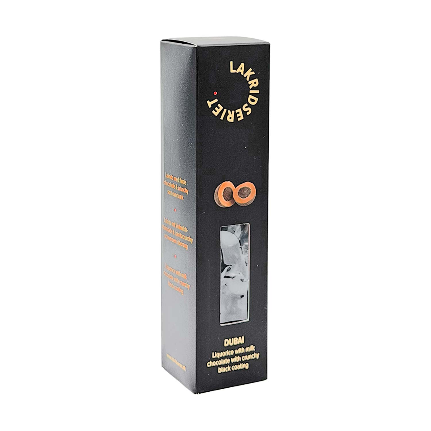 Lakritz mit Milchschokolade und Knusperhülle - Dubai, 170 g Lakritz mit Milchschokolade und Knusperhülle - Dubai, 170 g
