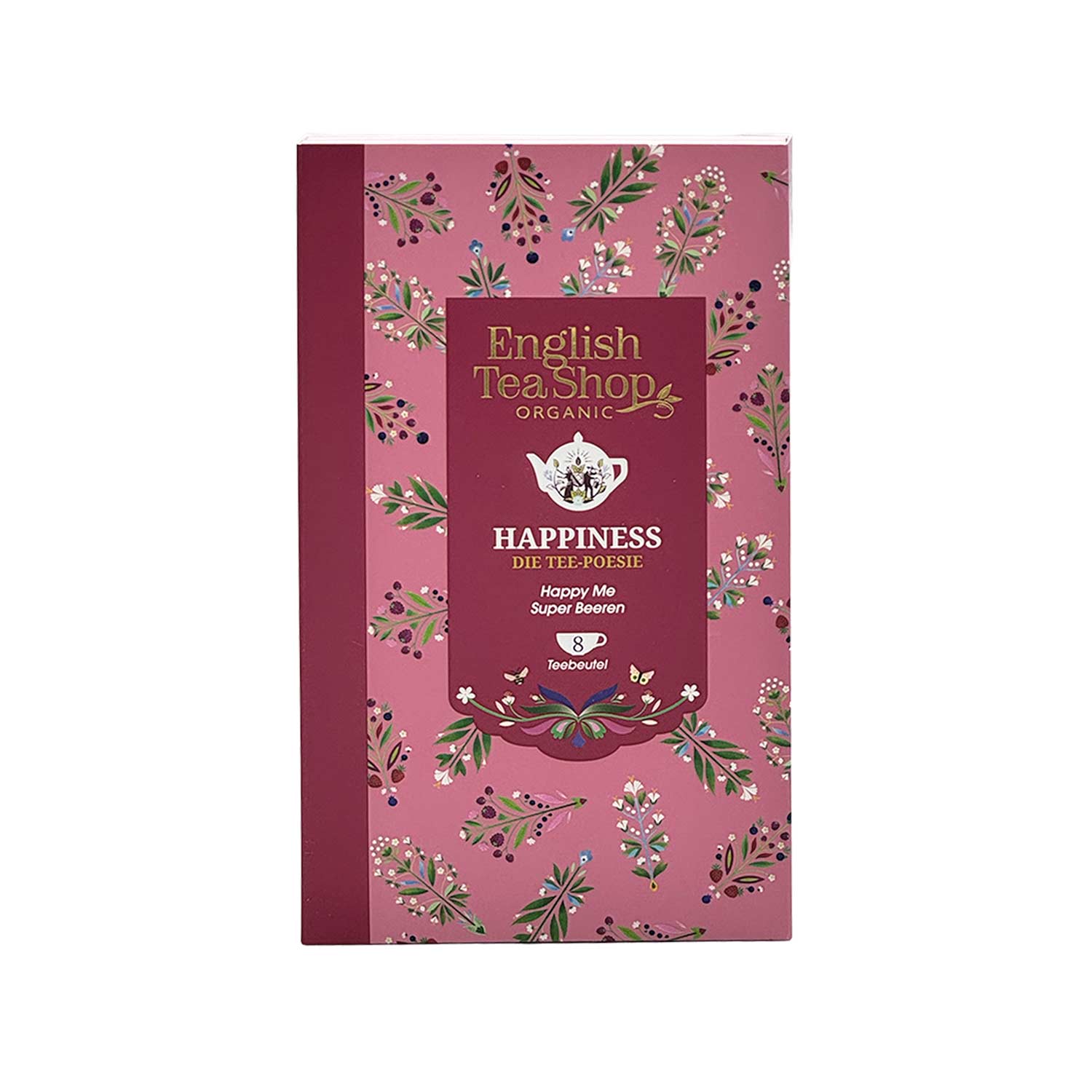 English Tea Shop - Tee-Poesie "Happiness", 8 Teebeutel, BIO English Tea Shop - Tee-Poesie "Happiness", 8 Teebeutel, BIO