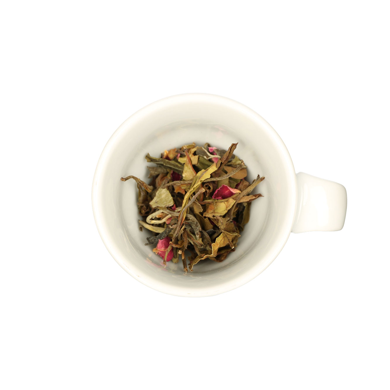Weißer Rosentraum aromatisierter Weißer Tee