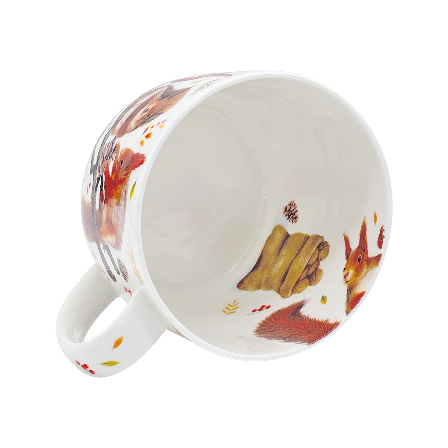 Jumbo-Teetasse „Süße Eichhörnchen“ – 700 ml, Fine Bone China