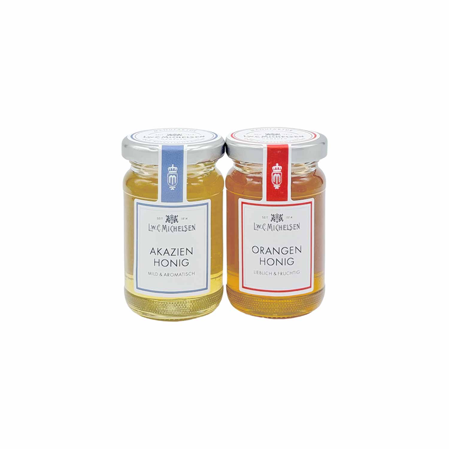 Goldenes Honig-Duo – Akazien- & Orangenblütenhonig in der Geschenkbox