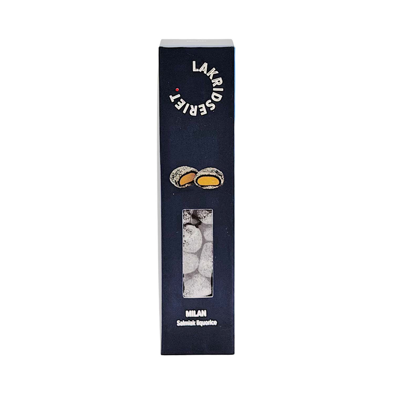 Salmiak-Lakritz mit weichem Kern - Milan, 170 g Salmiak-Lakritz mit weichem Kern - Milan, 170 g
