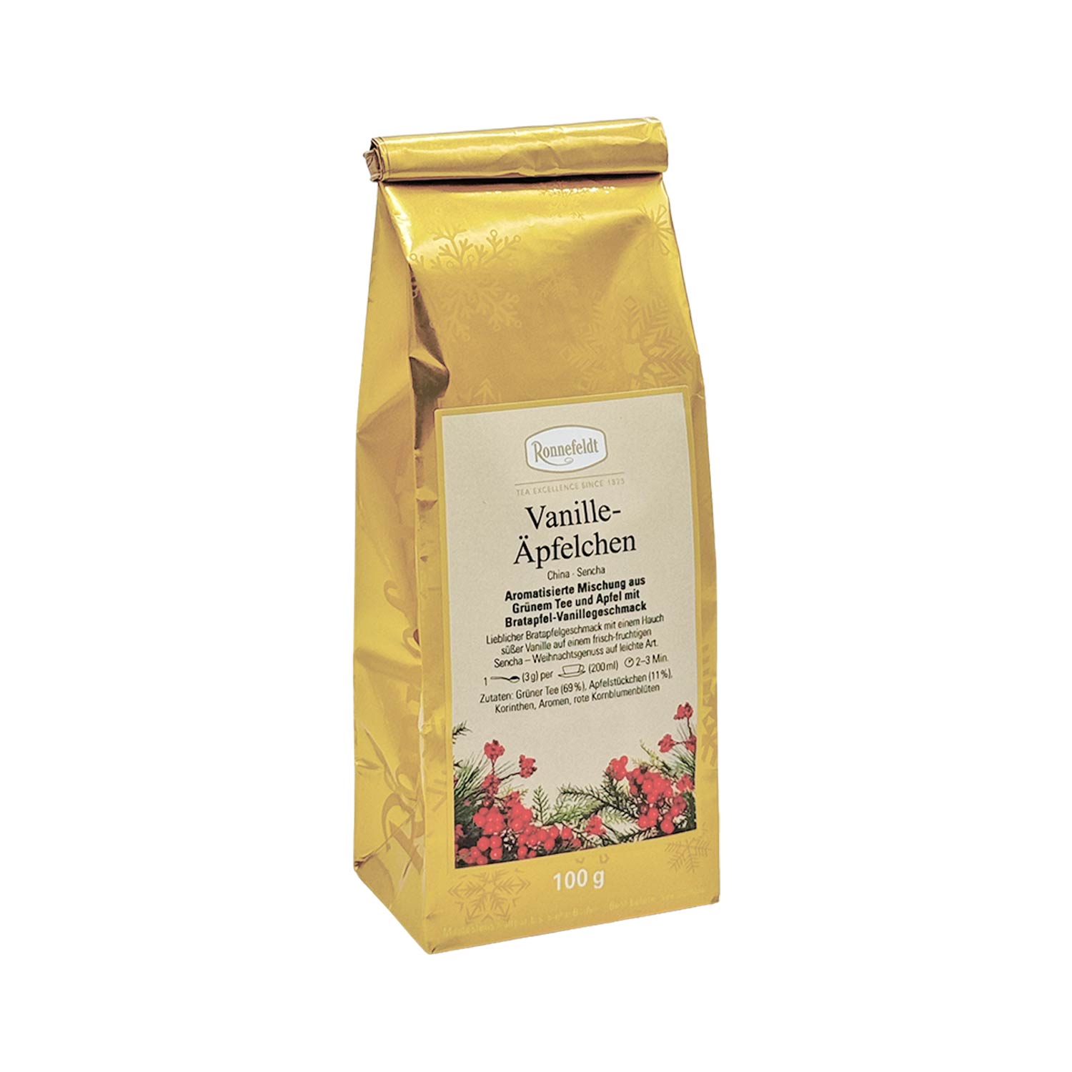 Vanille-Äpfelchen – Grüner Tee mit Bratapfel-Vanille-Geschmack