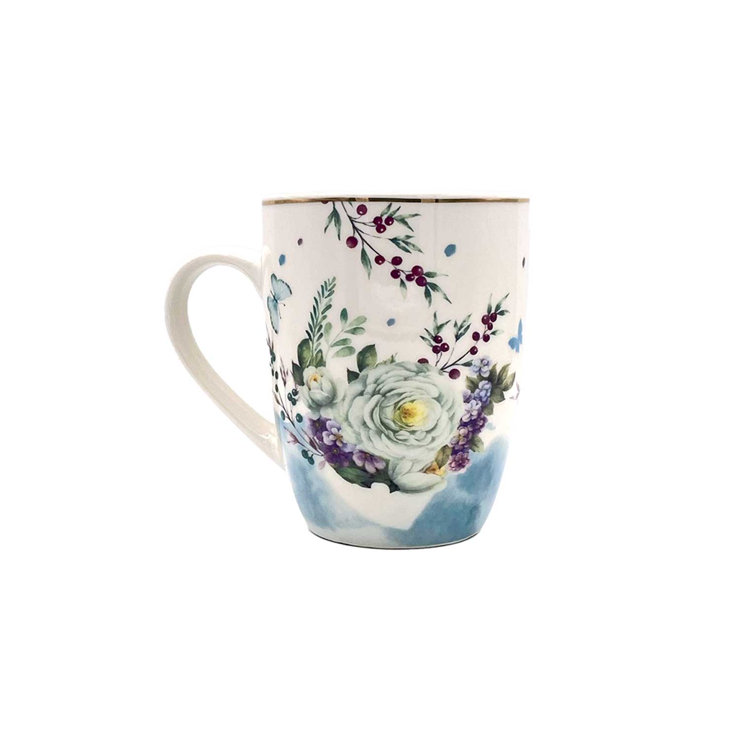 Teetasse „White Roses“, 360 ml