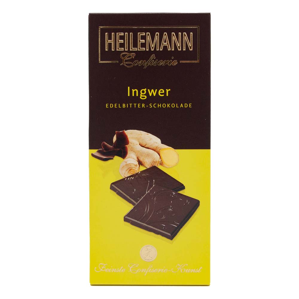 Heilemann Ingwer Edelbitter-Schokolade, 80 g