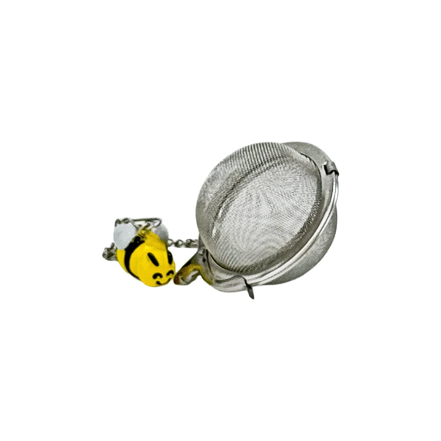 Tee-Ei mit Bienen-Anhänger „Carla“ – Edelstahl Ø ca. 5 cm | Für eine Tasse voller Naturfreude Tee-Ei mit Bienen-Anhänger „Carla“ – Edelstahl Ø ca. 5 cm | Für eine Tasse voller Naturfreude