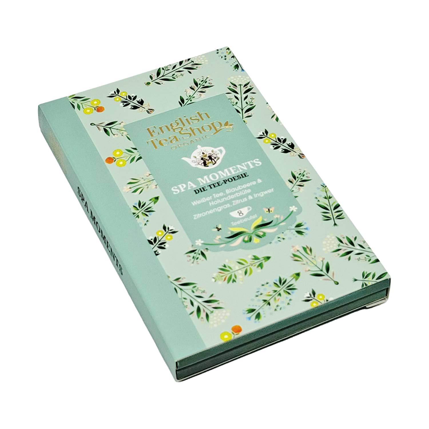 English Tea Shop - Tee-Poesie "Spa Moments", 8 Teebeutel, BIO English Tea Shop - Tee-Poesie "Spa Moments", 8 Teebeutel, BIO