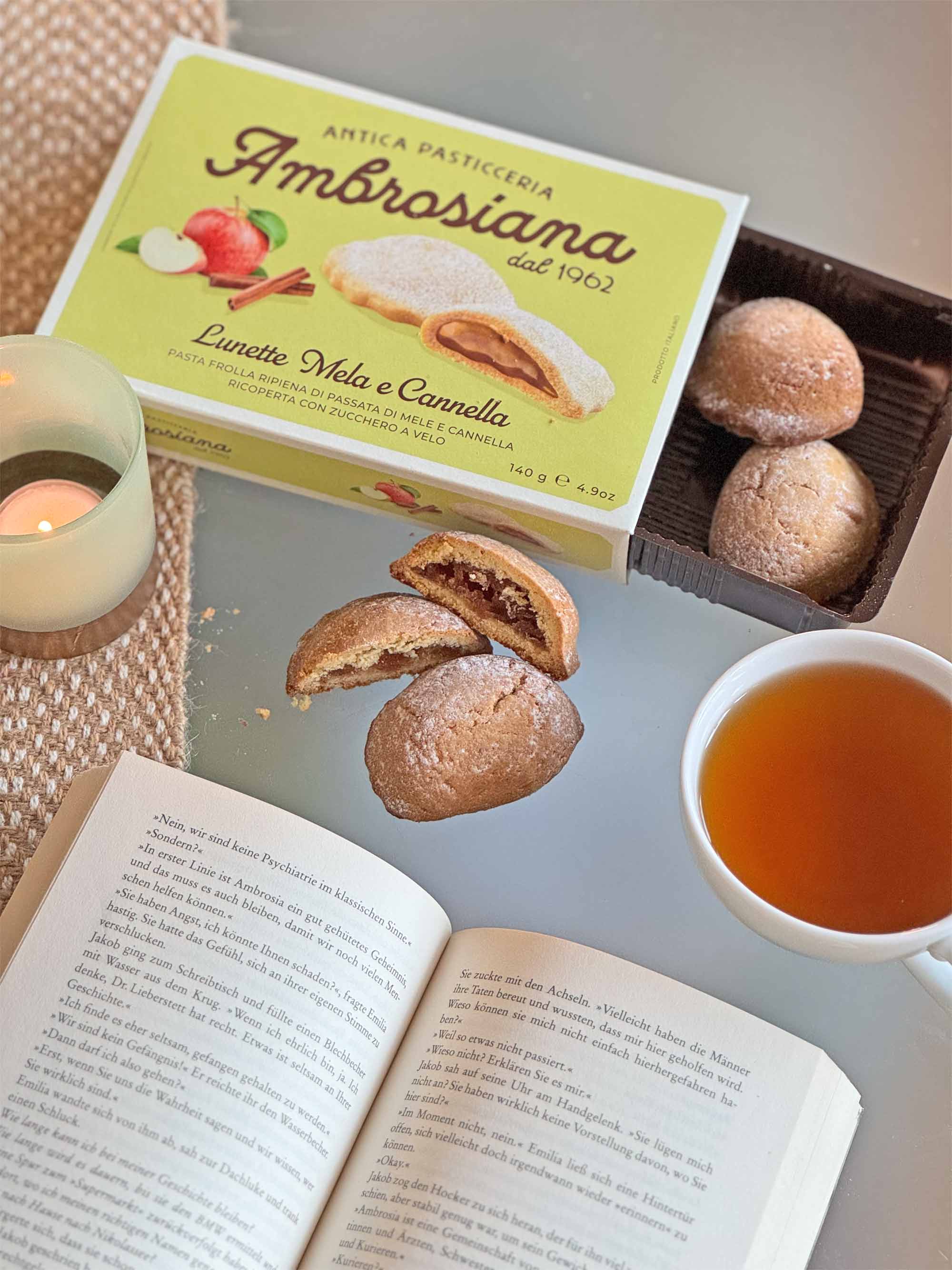 Italienisches Mürbegebäck „Apfel & Zimt, 140g Italienisches Mürbegebäck „Apfel & Zimt, 140g