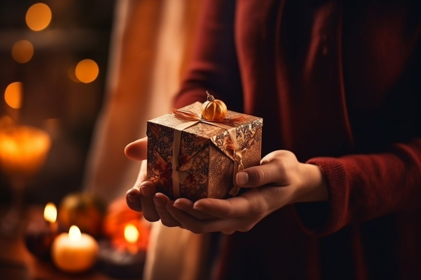 a_person_handing_over_a_beautifully_wrapped