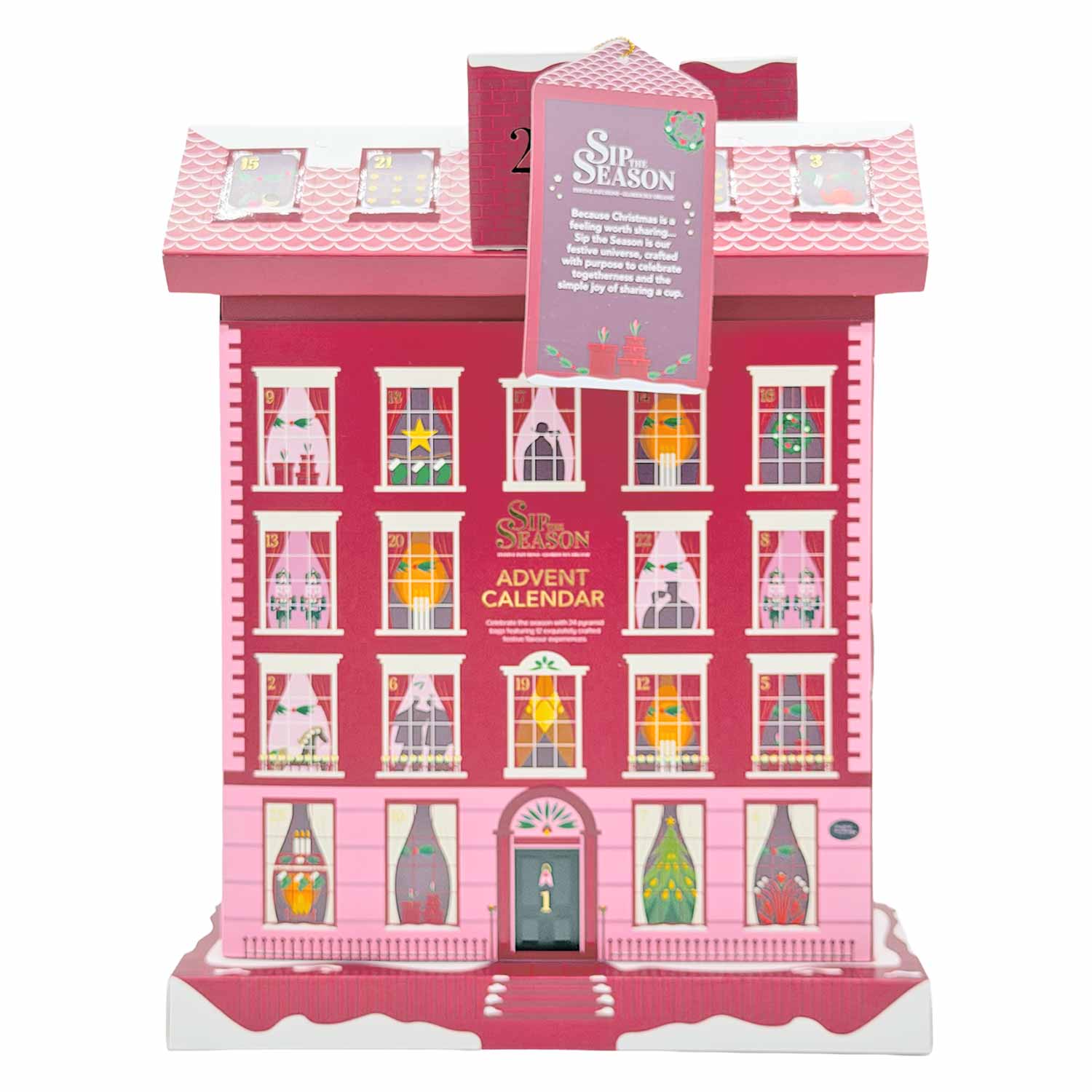 English Tea Shop BIO Tee-Adventskalender „Winter-Cottage“ – 24 Pyramidenbeutel
