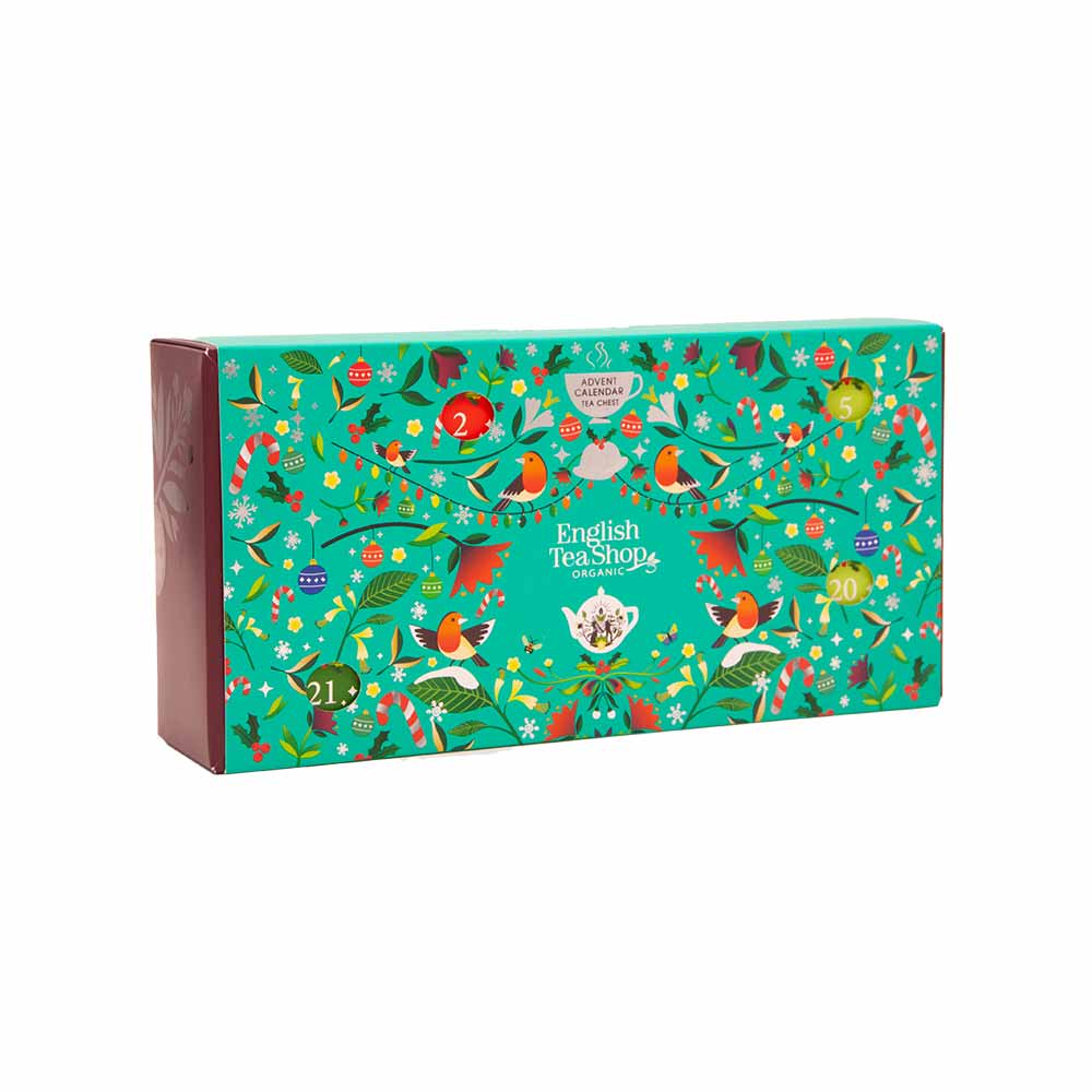 BIO Tee Adventskalender “Christmas Vibes” von English Tea Shop, 25 Pyramidenbeutel