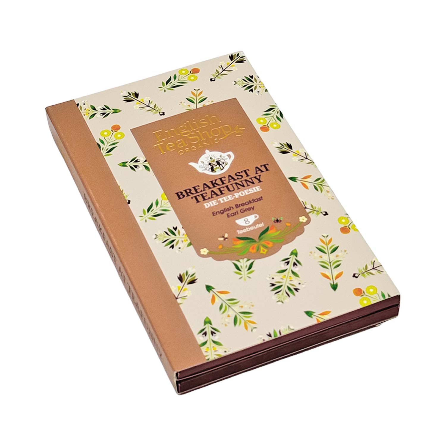 English Tea Shop - Tee-Poesie "Breakfast at Teafunny", 8 Teebeutel, BIO English Tea Shop - Tee-Poesie "Breakfast at Teafunny", 8 Teebeutel, BIO