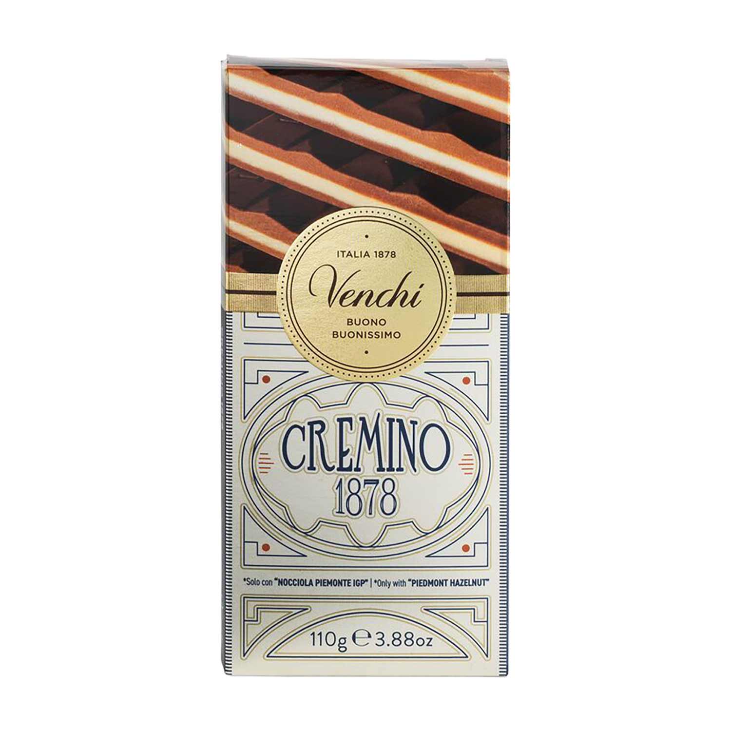 Venchi Cremino 1878 – Milchschokolade mit Gianduia, 110 g