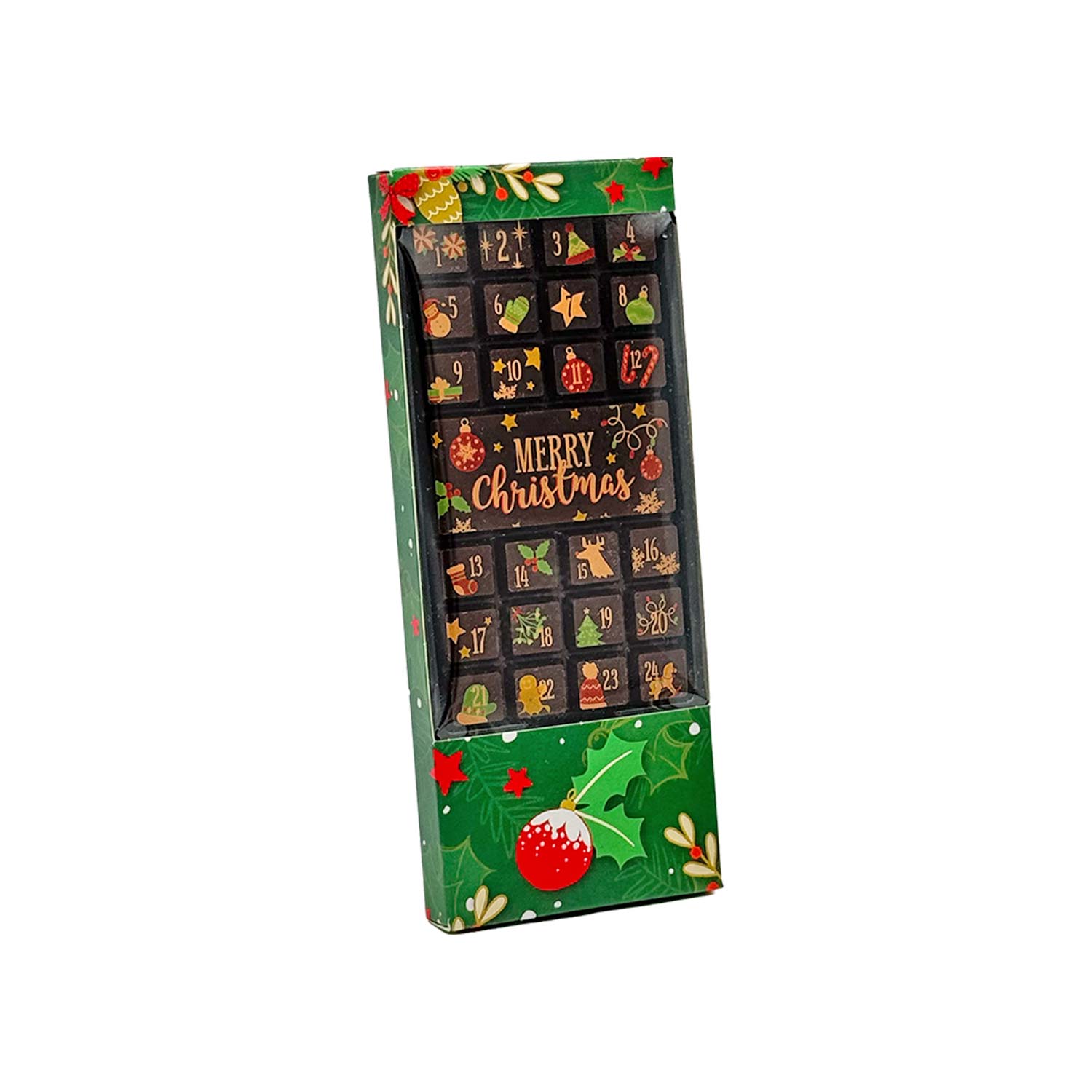 Mini-Adventstafel Zartbitter – 24 herbe Genussmomente, 70 g Mini-Adventstafel Zartbitter – 24 herbe Genussmomente, 70 g