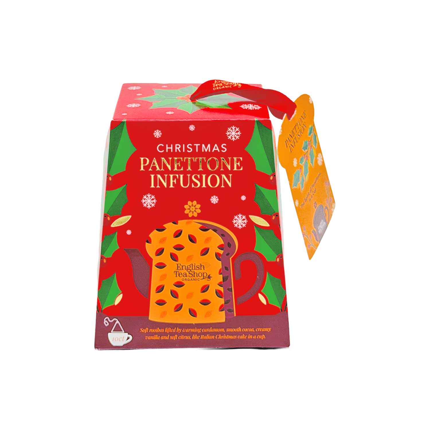 English Tea Shop BIO Tee-Geschenkbox „Panettone“ – 10 Pyramidenbeutel English Tea Shop BIO Tee-Geschenkbox „Panettone“ – 10 Pyramidenbeutel