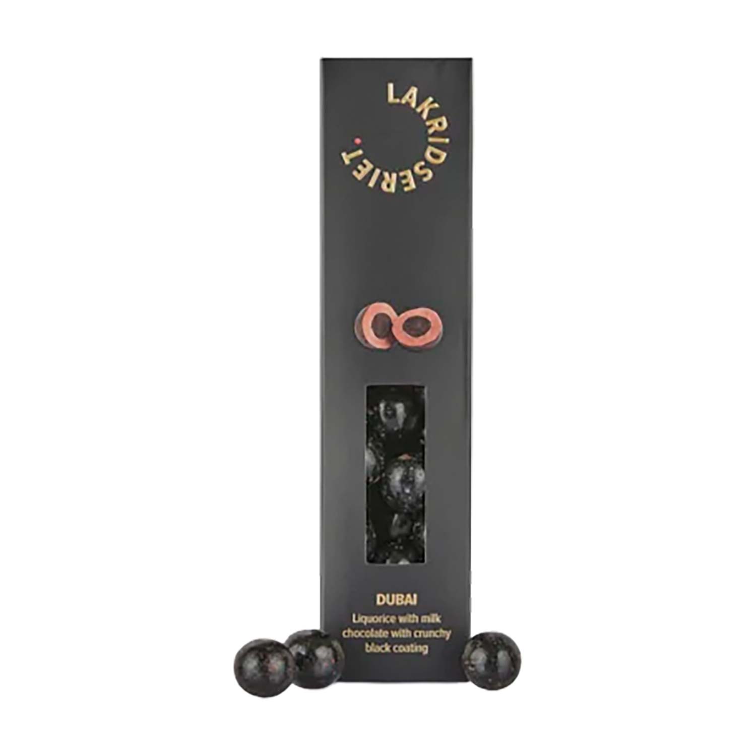 Lakritz mit Milchschokolade und Knusperhülle - Dubai, 170 g Lakritz mit Milchschokolade und Knusperhülle - Dubai, 170 g