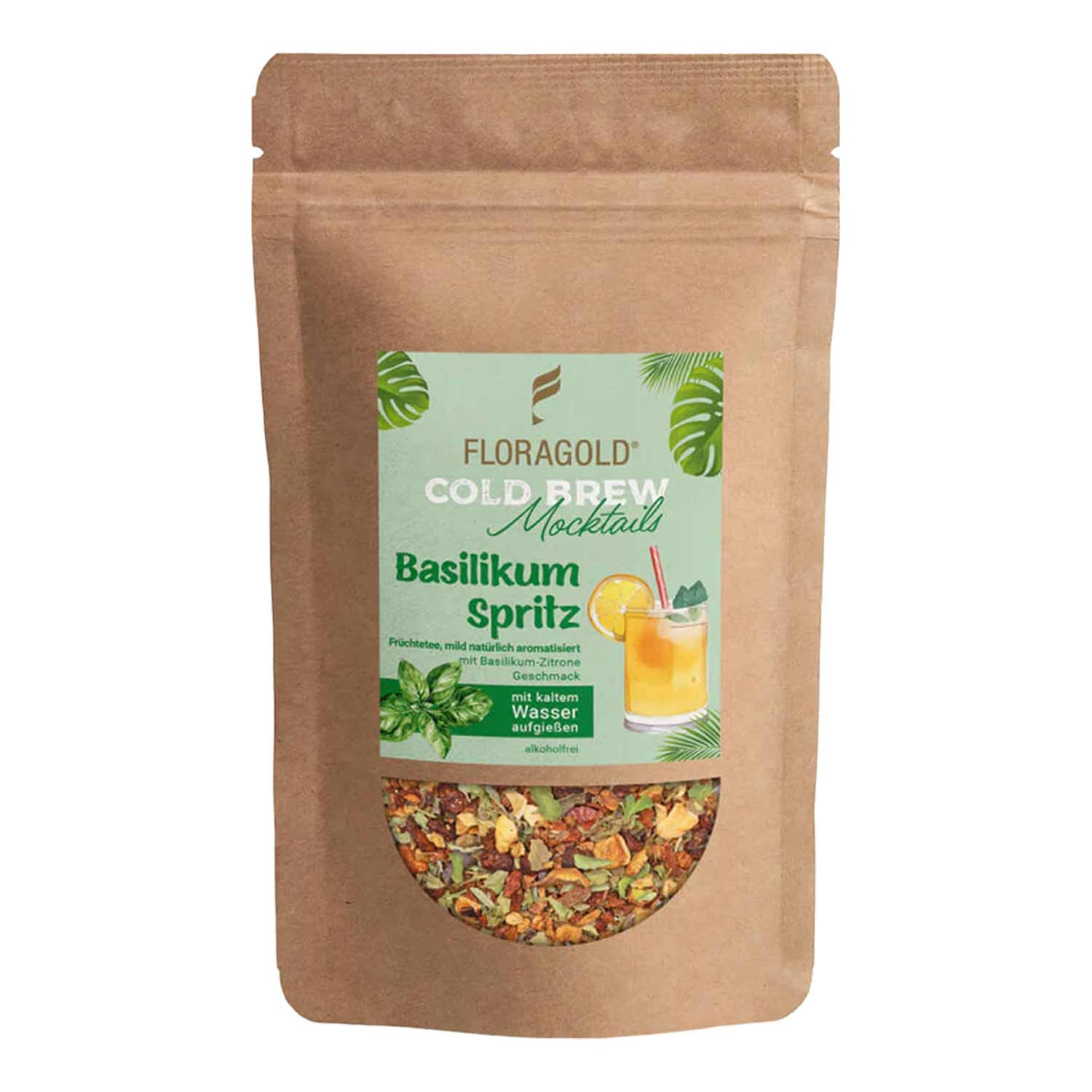 Cold Brew Basilikum Spritz – Erfrischende Kräuter-Zitrus-Komposition