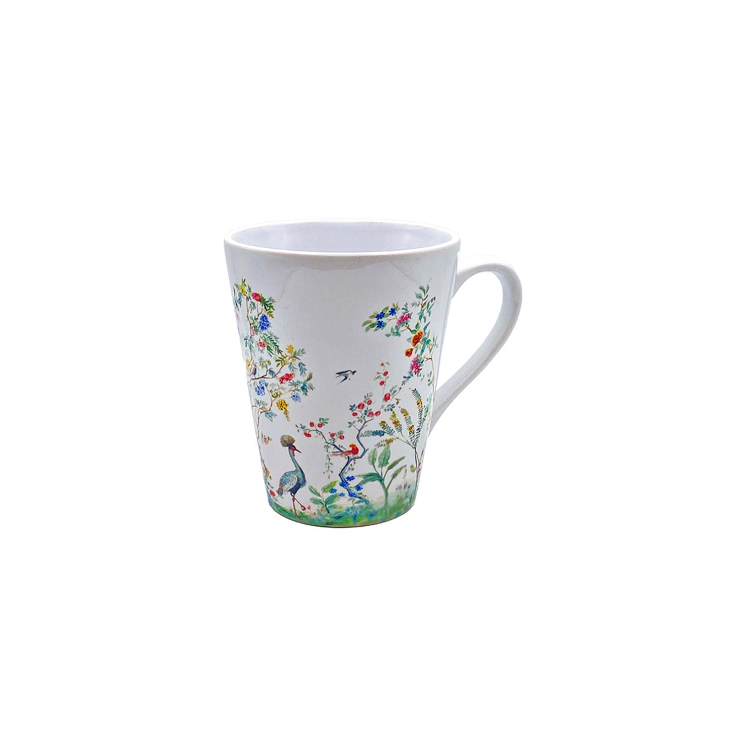 Teetasse Kranich mit Blumen, 300 ml