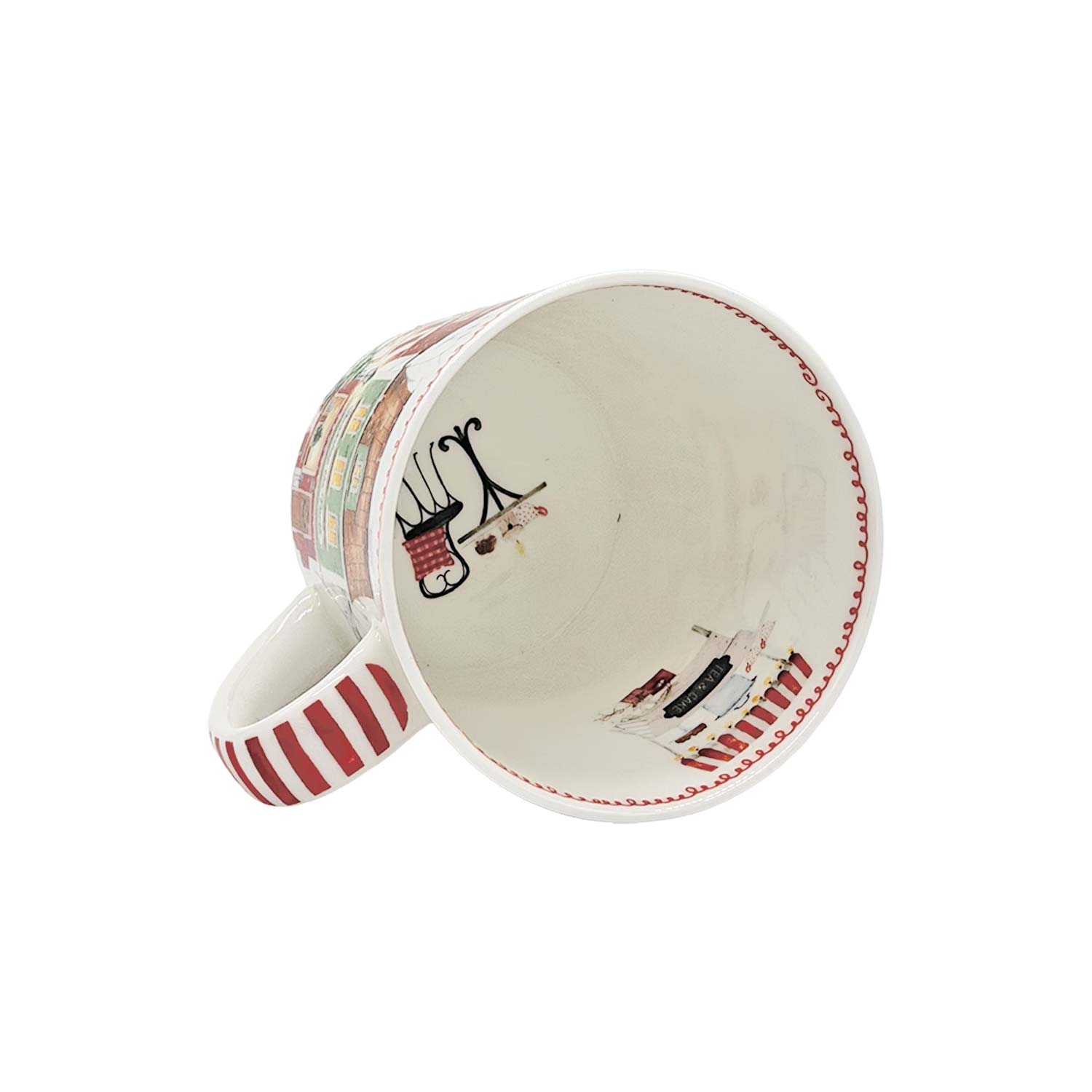 Teetasse „Winterdorf“ aus Fine Bone China – 500 ml Teetasse „Winterdorf“ aus Fine Bone China – 500 ml