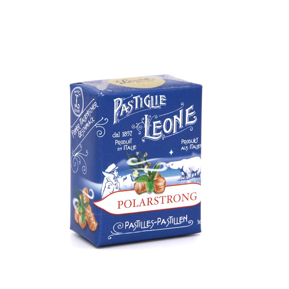 Pastiglie Leone - aromatische Pastillen Polarstrong, 30g