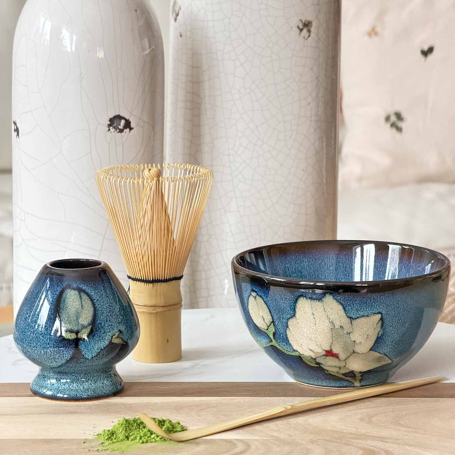 Matcha-Set „Yin“ – Harmonie und Handwerkskunst im Einklang