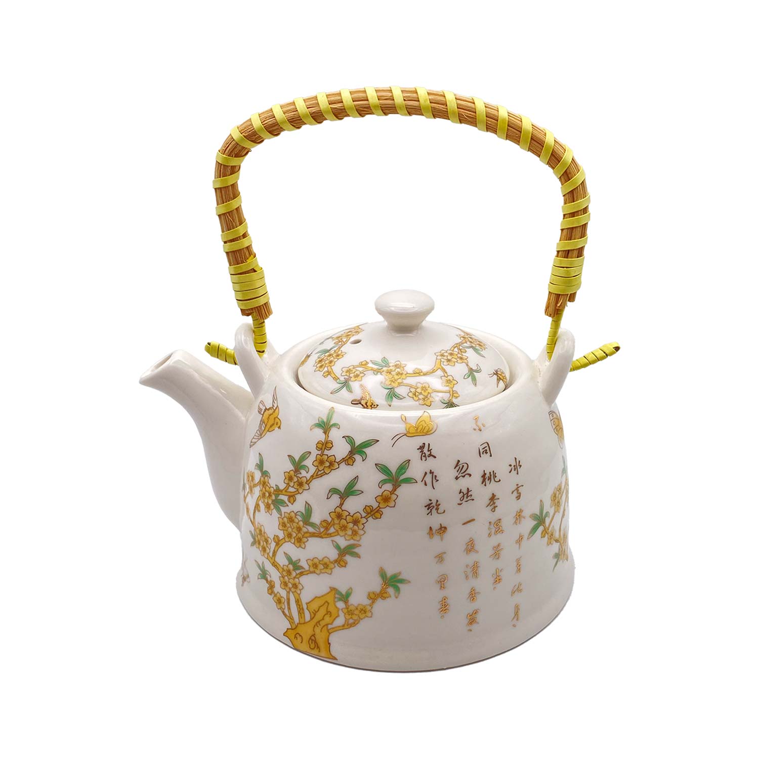 Teekanne mit Sieb "Goldene Kirschblüte", 800 ml