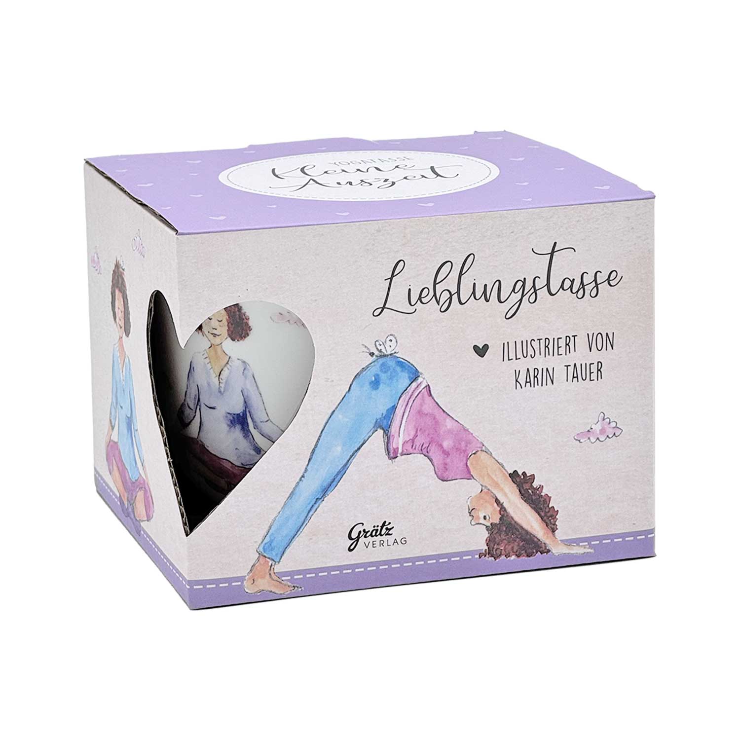Teetasse „Kleine Auszeit mit Yoga“, ca. 400 ml