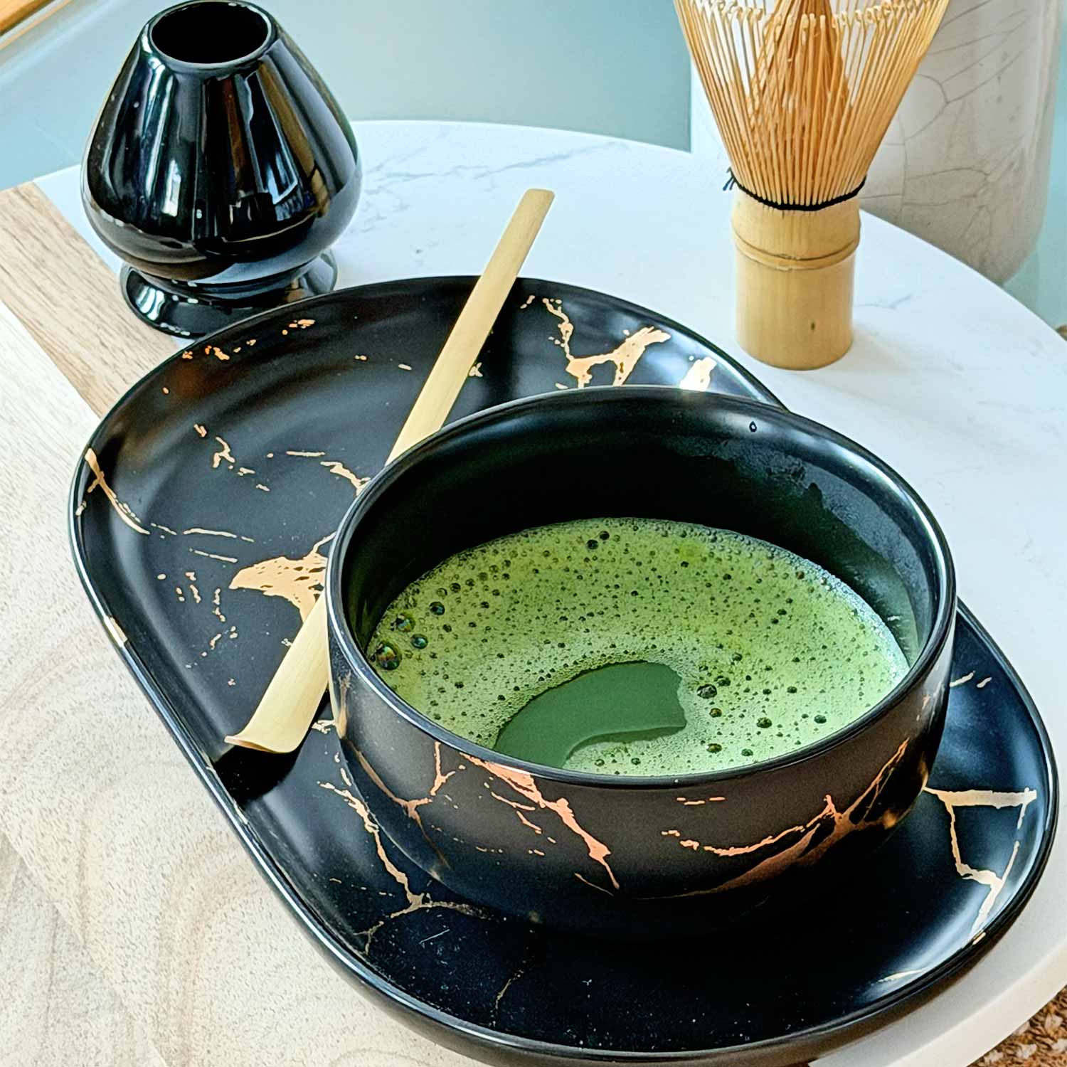Matcha Set 5-tlg. „Yoru“ – Dein stilvoller Einstieg in die Welt des Matcha