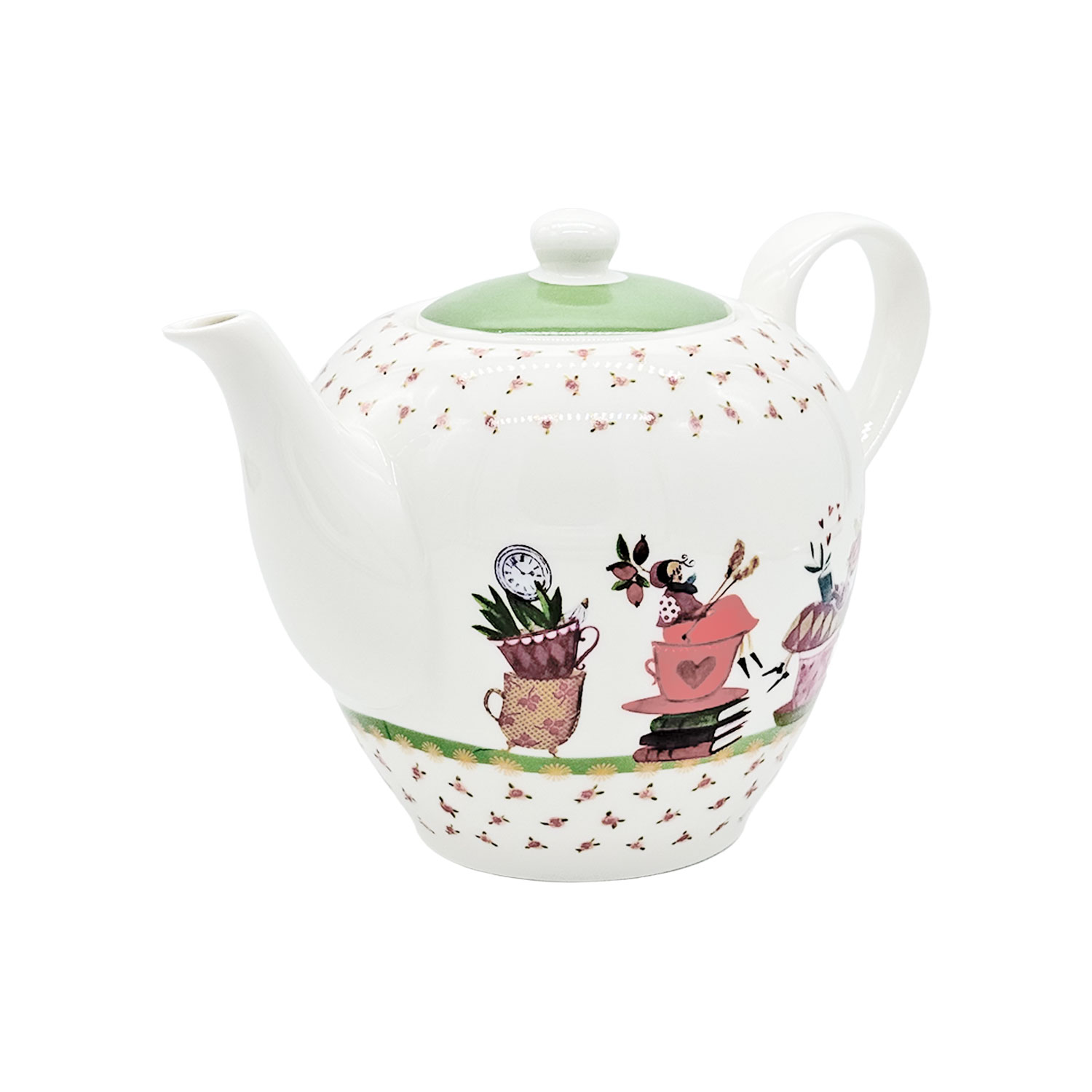 Teekanne „Teezeit“ – Kunstvoller Teegenuss mit Charme, 1.000ml Teekanne „Teezeit“ – Kunstvoller Teegenuss mit Charme, 1.000ml