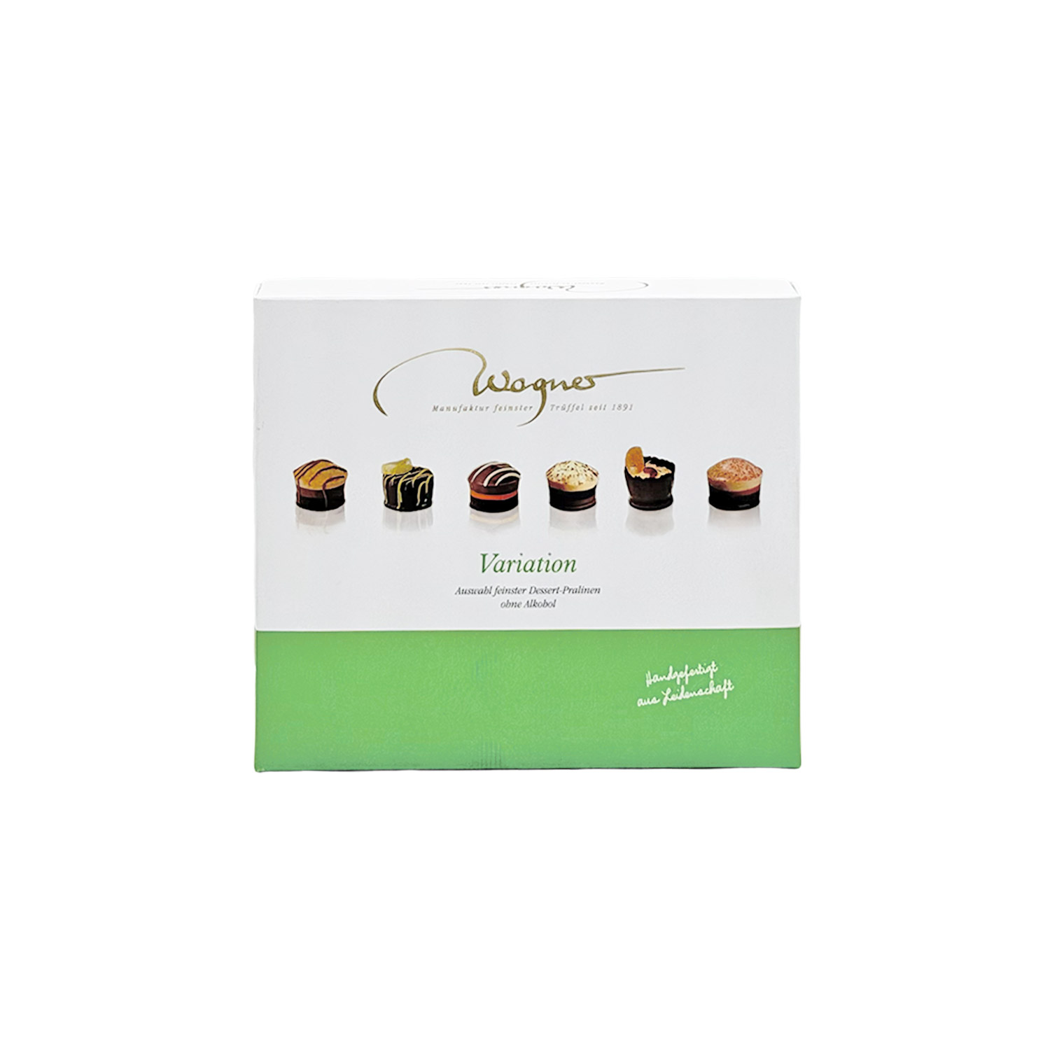 Wagner Trüffelpralinenmischung Variation – Dessertpralinen ohne Alkohol, 100 g Wagner Trüffelpralinenmischung Variation – Dessertpralinen ohne Alkohol, 100 g
