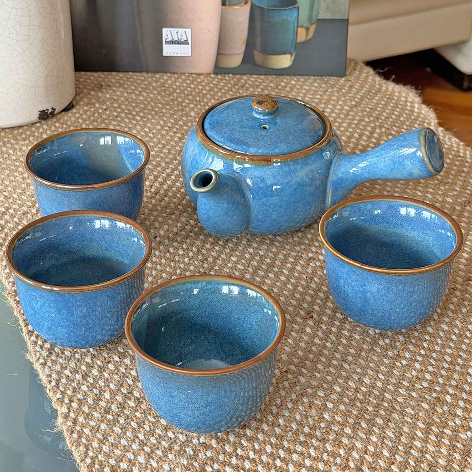 Japanisches Kyusu Teeset „Nagisa“ – Ruhe, Tiefe & authentischer Teegenuss