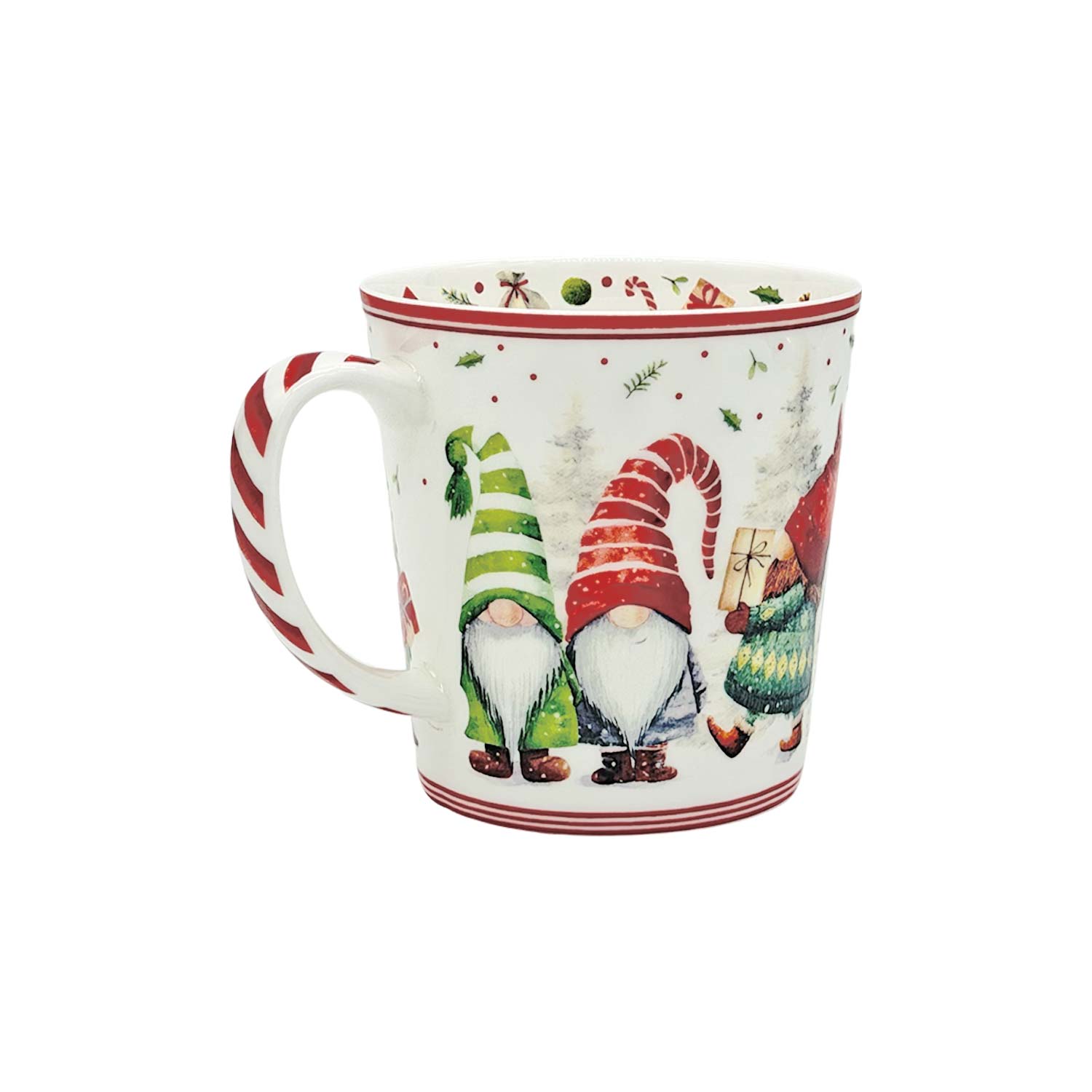 Weihnachtsbecher „Wichtelparty“ aus Fine Bone China – 500 ml Weihnachtsbecher „Wichtelparty“ aus Fine Bone China – 500 ml