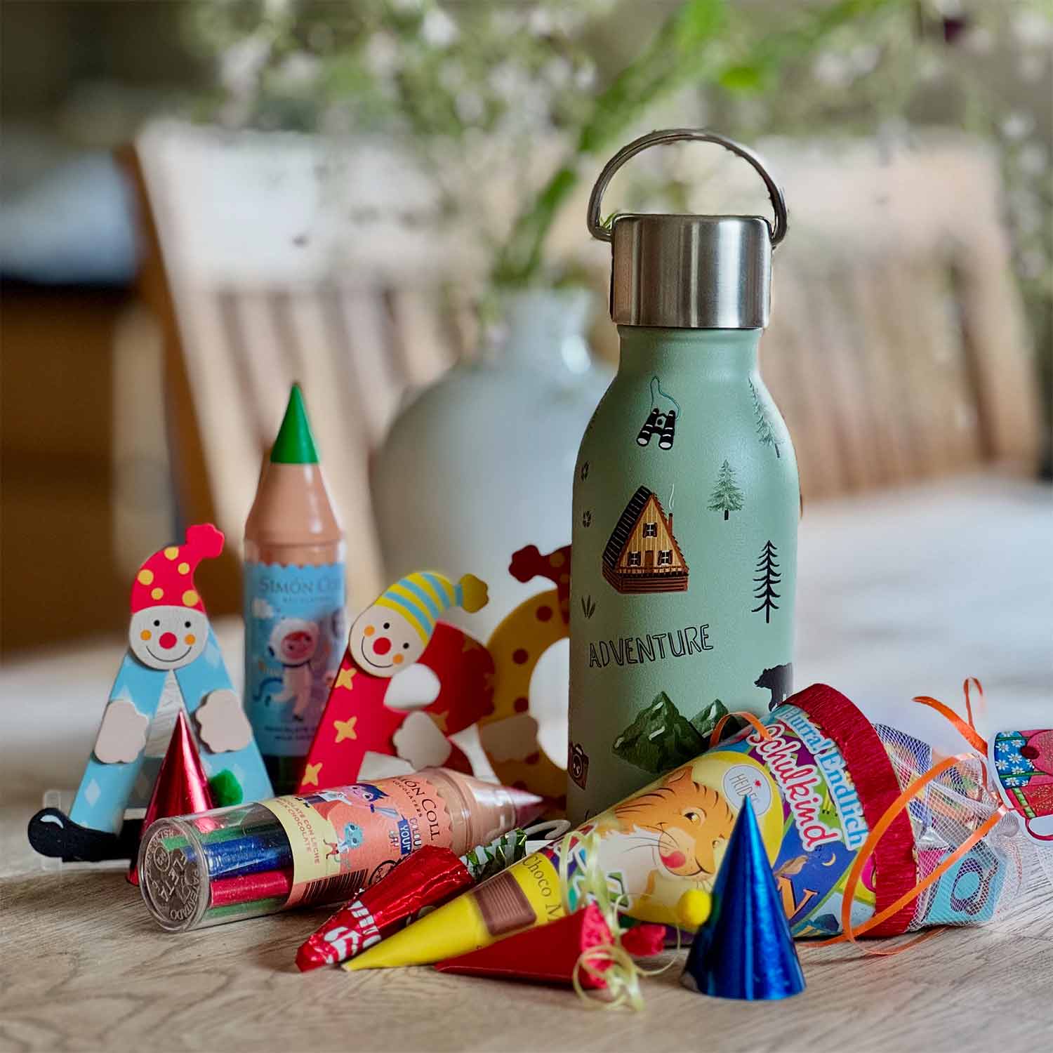 Qwetch Kids Isolierflasche 350 ml | Yosemite Grün