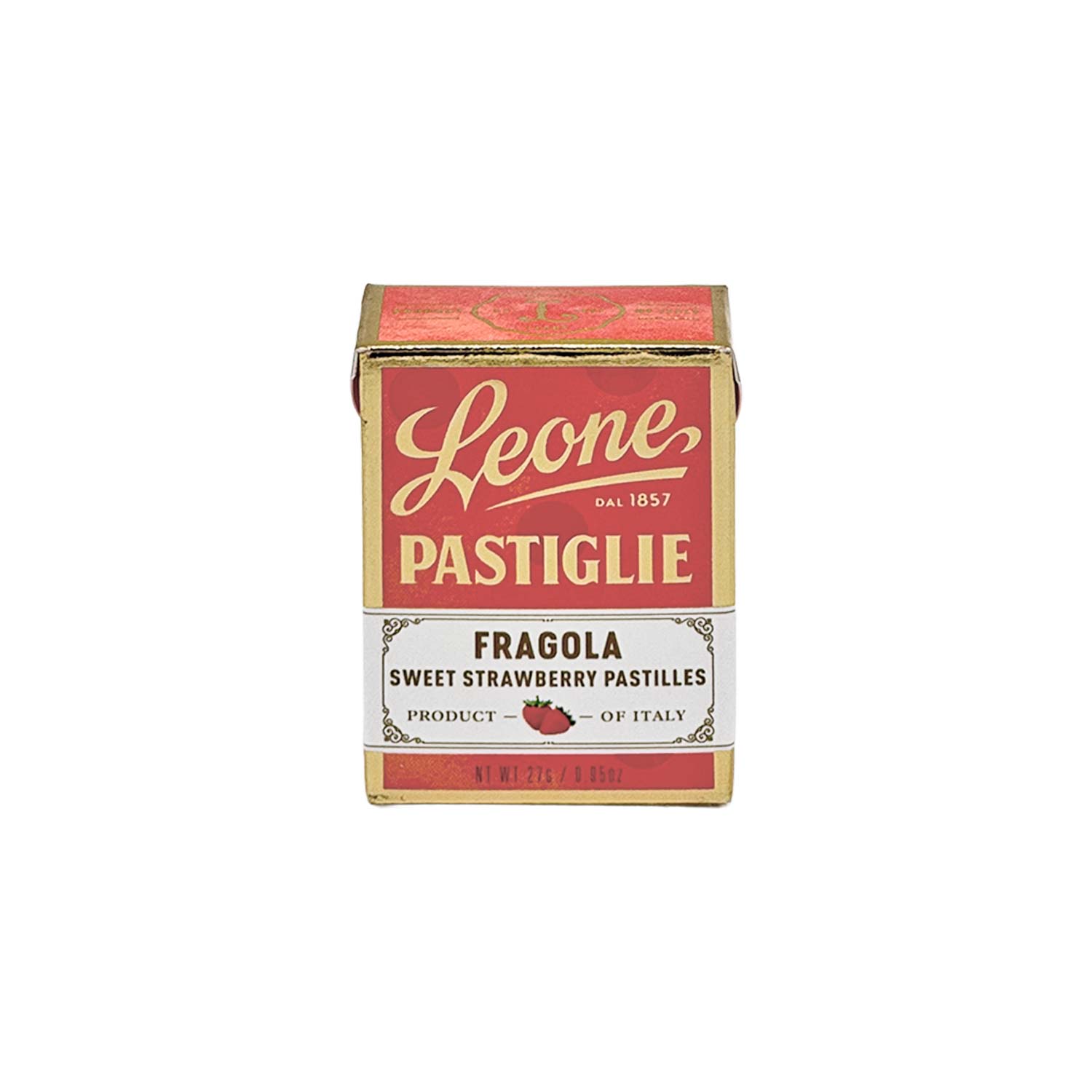 Pastiglie Leone Erdbeere – fruchtige Süße im Vintage-Format