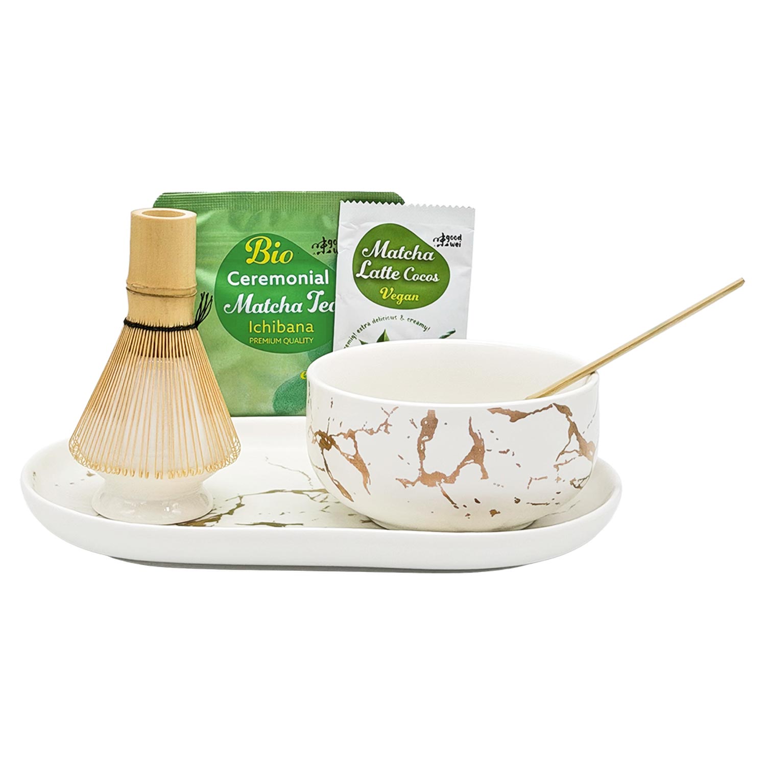 Matcha Set 5-tlg. „Hikari“ – Klarheit, Leichtigkeit & stilvoller Matcha-Genuss