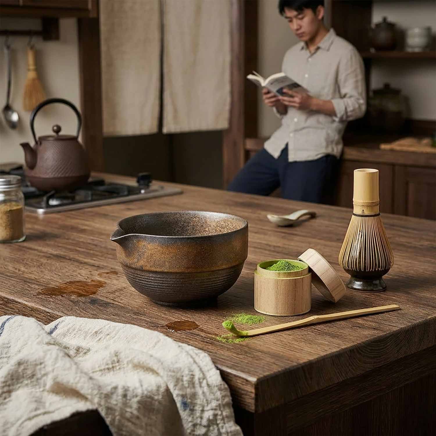 Matcha-Schale „Pan“ – Design & Leichtigkeit bei deiner Matcha-Zubereitung