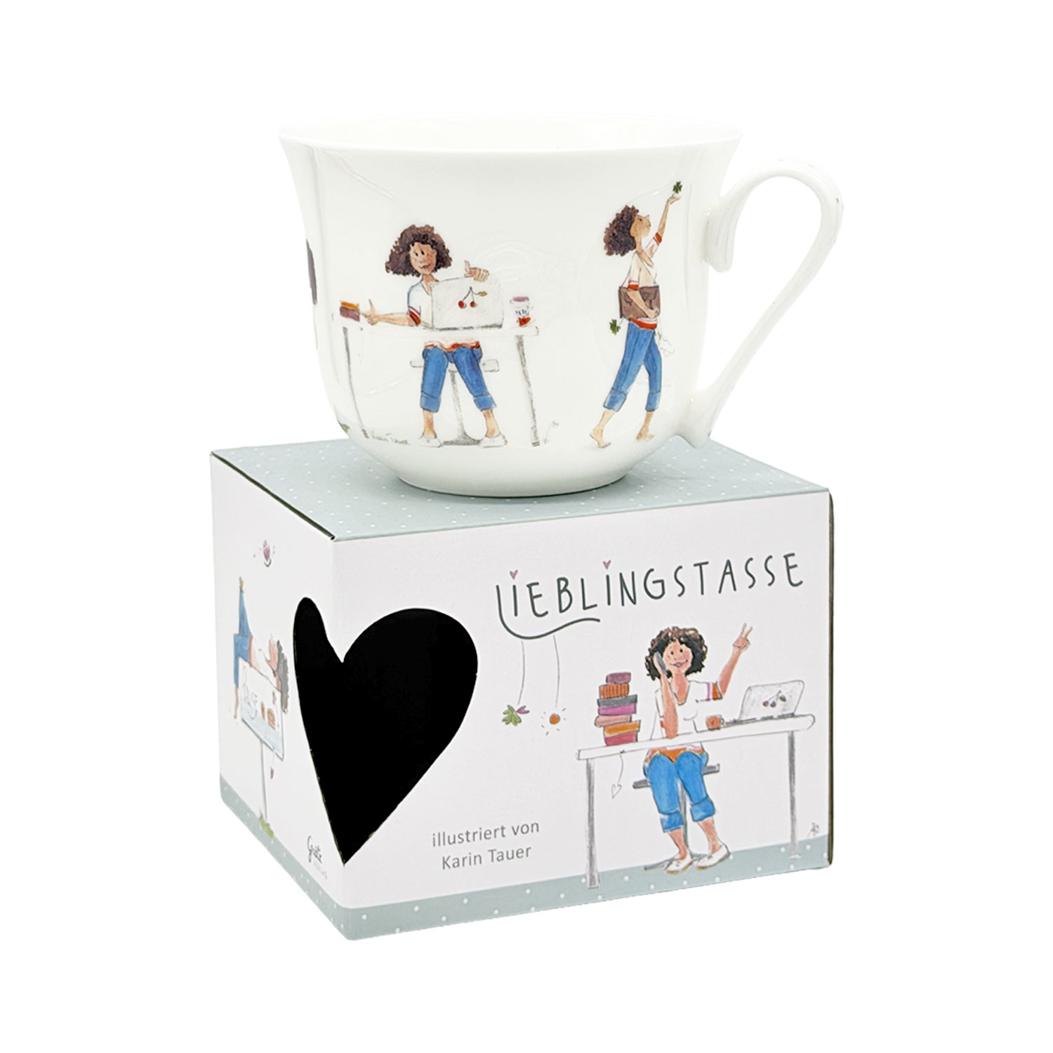 Teetasse „Frauenpower“ – Deine Lieblingspause mit Stil, 400ml